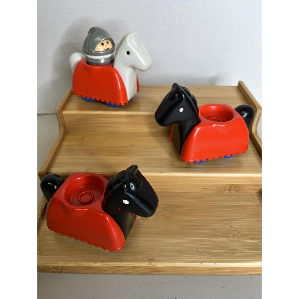 Vintage Little Tikes Toddle Tots Chunkyโ Knight and 3 Horses